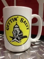 Gettin Salty Logo Ceramic Coffee Mug