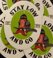 Classic Stay Low and Go Decal