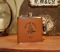 Gettin Salty Rawhide Stainless Flask