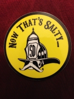 Now Thats Salty Yellow Helmet Decal-Closeout