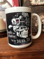 No Luck Needed Skull Ceramic Coffee Mug